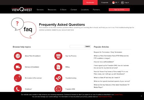 
                            5. Frequently Asked Questions | ViewQwest
