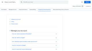 
                            13. Frequently Asked Questions - Waze Local Starter Help - Google Support