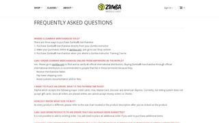 
                            11. FREQUENTLY ASKED QUESTIONS | zumbawear-me.com