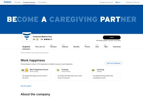 
                            11. Fresenius Medical Care Careers and Employment | Indeed.com