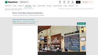 
                            12. Fresh Beer selection blackboard. - Picture of Northwood Public ...