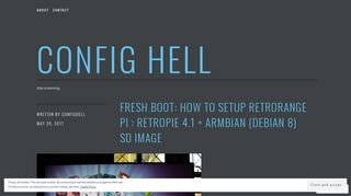 
                            6. FRESH BOOT: How to Setup RetrOrange Pi : RetroPie 4.1 + Armbian ...