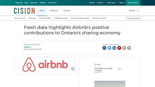 
                            8. Fresh data highlights Airbnb's positive contributions to Ontario's ...