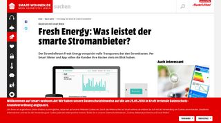 
                            11. Fresh Energy: Was leistet der smarte Stromanbieter? | Smart Home