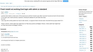 
                            3. Fresh install not working.Cant login with admin or standard — Vtiger