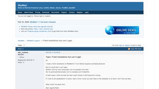 
                            11. Fresh Installation but can't Login (Page 1) — iRedMail Support ...