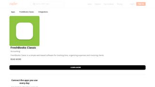 
                            7. FreshBooks Classic Integrations | Zapier