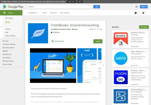 
                            4. FreshBooks -Invoice+Accounting - Apps on Google Play