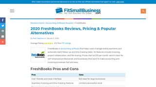 
                            9. FreshBooks User Reviews, Pricing & Popular Alternatives