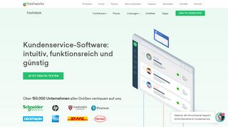 
                            4. Freshdesk: Kundenbetreuungssoftware & Ticketing-System