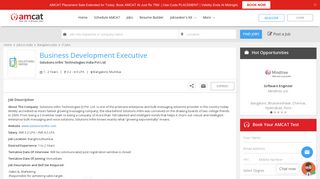 
                            12. Fresher Job : Apply for Business Development Executive at Solutions ...