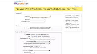 
                            4. Freshers My Naukri - Firstnaukri.com