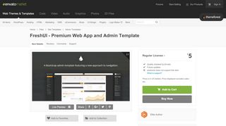 
                            4. FreshUI - Premium Web App and Admin Template by pixelcave ...