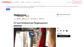 
                            10. Fri surf ombord på Flygbussarna - Flygbussarna Airport Coaches