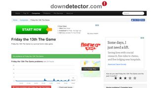 
                            5. Friday the 13th down? Current problems and outages | Downdetector