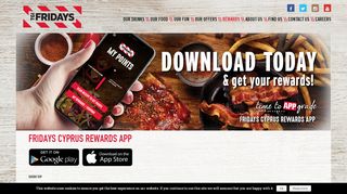 
                            4. fridays cyprus rewards app - TGI Friday's