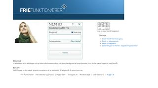
                            1. Frie Funktionærer - Log med NemId