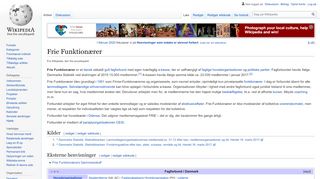 
                            8. Frie Funktionærer - Wikipedia, den frie encyklopædi