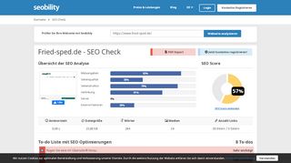 
                            10. fried-sped.de | SEO Bewertung | Seobility.net