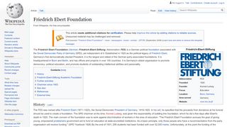 
                            12. Friedrich Ebert Stiftung - Wikipedia
