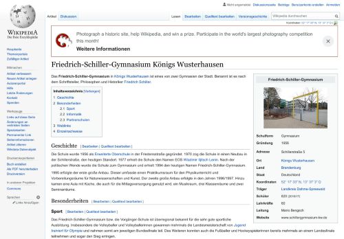 
                            4. Friedrich-Schiller-Gymnasium Königs Wusterhausen – Wikipedia