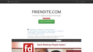 
                            2. Friendite.com | Nigerian Dating Site | Black Singles - friendite.com