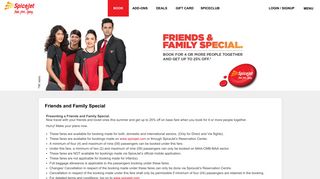 
                            4. Friends and Family Special - Fly SpiceJet & Get up-to 25% off on Base ...