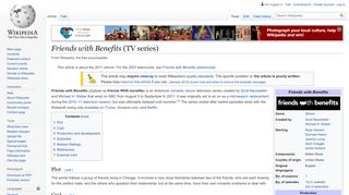 
                            13. Friends with Benefits (TV series) - Wikipedia