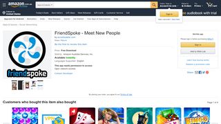 
                            13. FriendSpoke - Meet New People: Amazon.com.au: Appstore for ...
