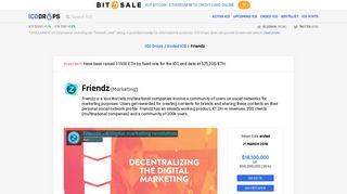 
                            5. Friendz (FDZ) - All information about Friendz ICO (Token Sale) - ICO ...