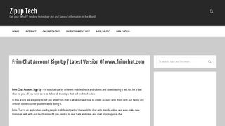 
                            4. Frim Chat Account Sign Up / Latest Version Of www.frimchat.com ...