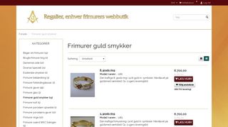 
                            6. Frimurer guld smykker - Regalier