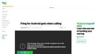
                            4. Fring for Android gets video calling | TechCrunch