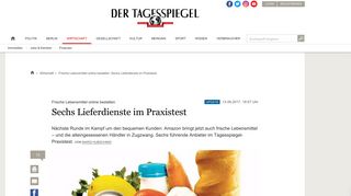 
                            11. Frische Lebensmittel online bestellen: Sechs Lieferdienste im ...