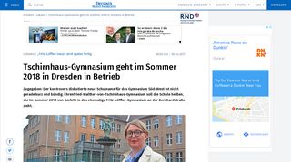 
                            5. „Fritz-Löffler-Haus“ wird später fertig - Tschirnhaus-Gymnasium geht ...