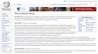 
                            13. Fritz & Macziol Group – Wikipedia