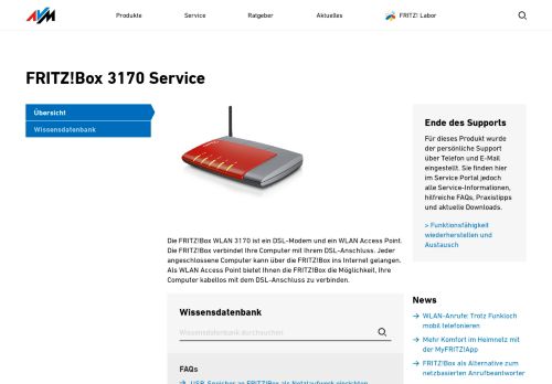
                            4. FRITZ!Box 3170 Service | AVM Deutschland