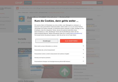 
                            10. FritzBox 5490 Update - FritzOS - Download - CHIP
