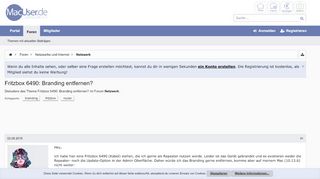 
                            5. Fritzbox 6490: Branding entfernen? | MacUser.de Community