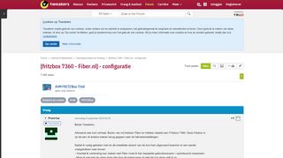
                            13. [fritzbox 7360 - Fiber.nl] - configuratie - Internetproviders en ...