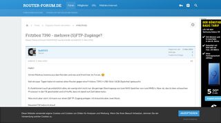
                            6. Fritzbox 7390 - mehrere (S)FTP-Zugänge? - auf Router-Forum.de