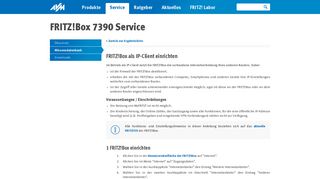 
                            8. FRITZ!Box 7390 Wissensdatenbank | AVM Deutschland