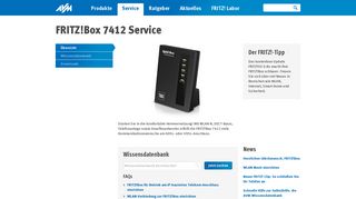 
                            2. FRITZ!Box 7412 Service | AVM Deutschland