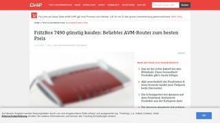 
                            8. FritzBox 7490 günstig kaufen: Beliebter AVM-Router zum besten Preis ...