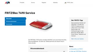 
                            3. FRITZ!Box 7490 Service | AVM Deutschland