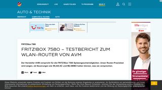 
                            12. FRITZ!Box 7580 – Testbericht zum WLAN-Router von AVM - Sat.1