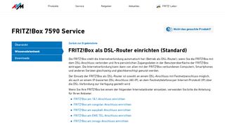 
                            8. FRITZ!Box als DSL-Router einrichten (Standard) - AVM