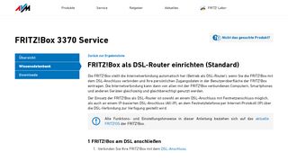 
                            12. FRITZ!Box als DSL-Router einrichten (Standard) | FRITZ!Box 3370 ...