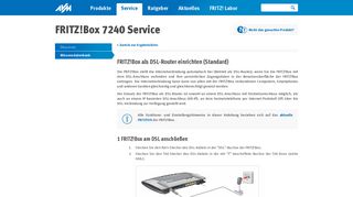 
                            5. FRITZ!Box als DSL-Router einrichten (Standard) | FRITZ!Box 7240 ...