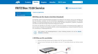 
                            4. FRITZ!Box als DSL-Router einrichten (Standard) | FRITZ!Box 7320 ...